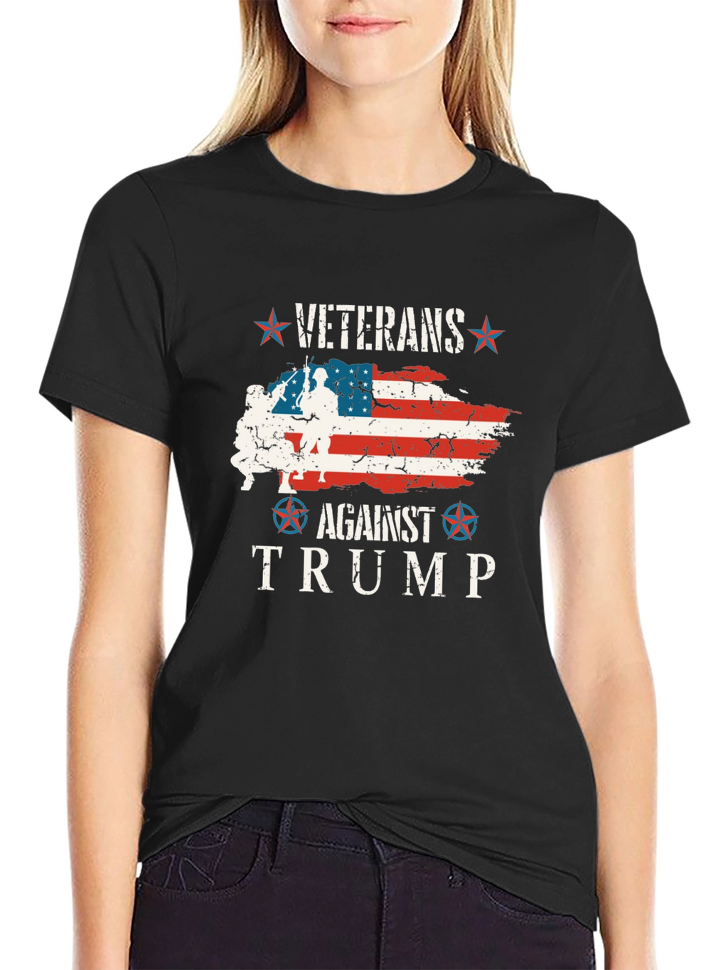 Veterans Against Trump Graphic Tee