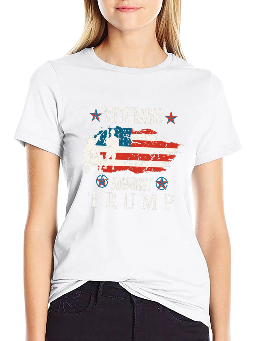 Veterans Against Trump Graphic Tee