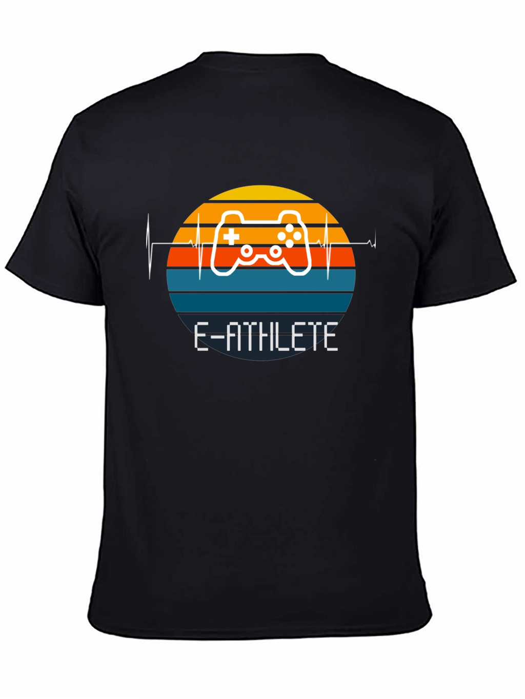 E-Athlete Gaming Controller Heartbeat T-Shirt
