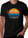E-Athlete Gaming Controller Heartbeat T-Shirt