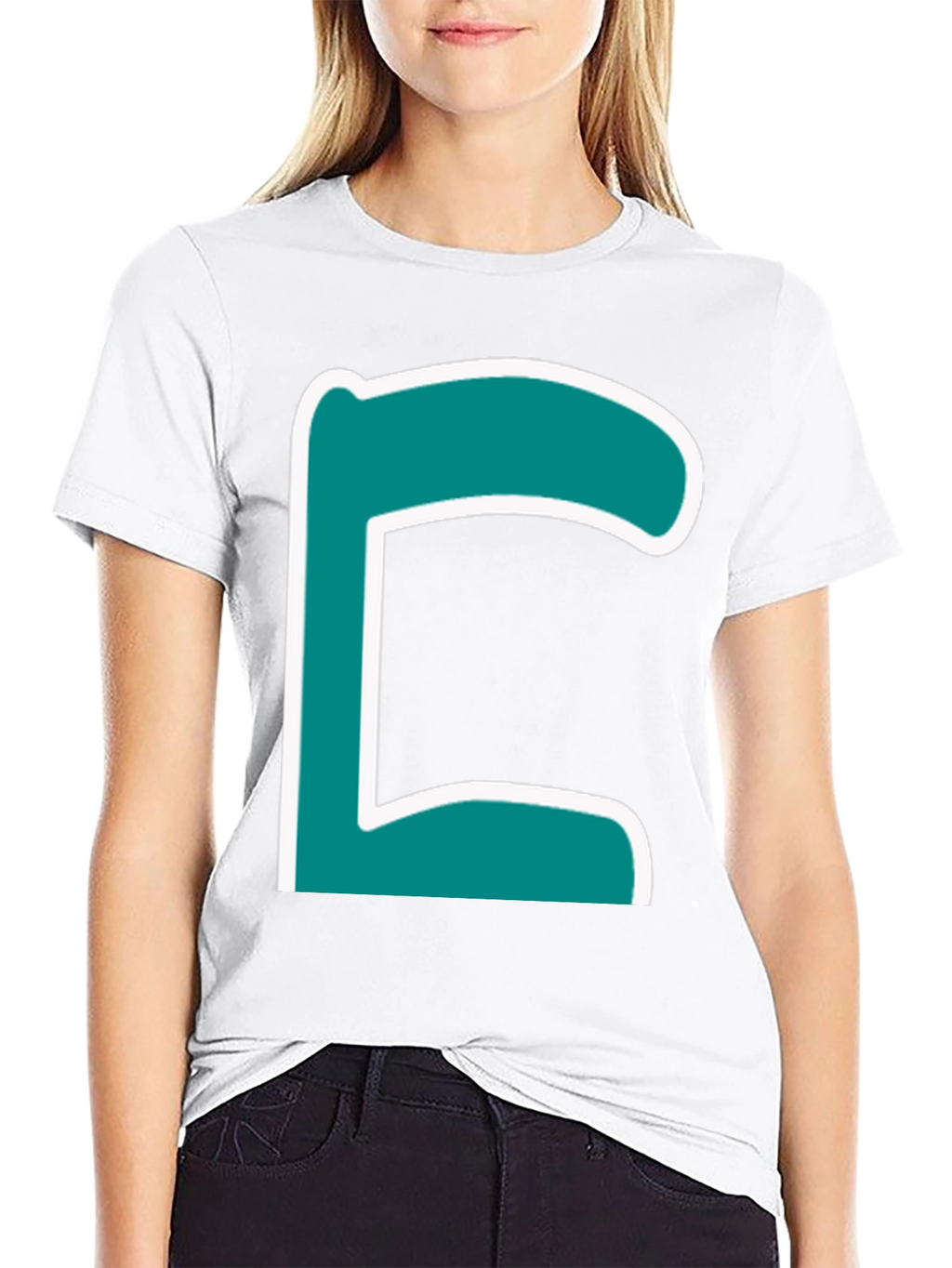 Letter C Graphic T-Shirt - Trendy Casual Tee