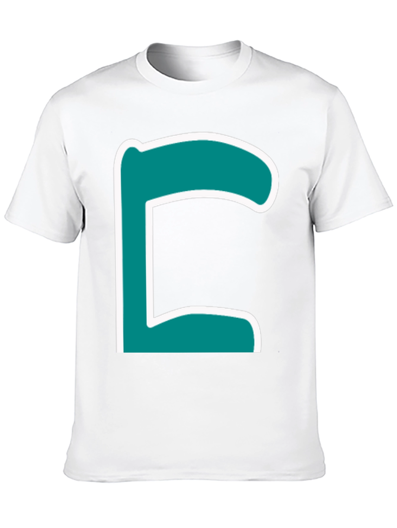 Letter C Graphic T-Shirt - Trendy Casual Tee
