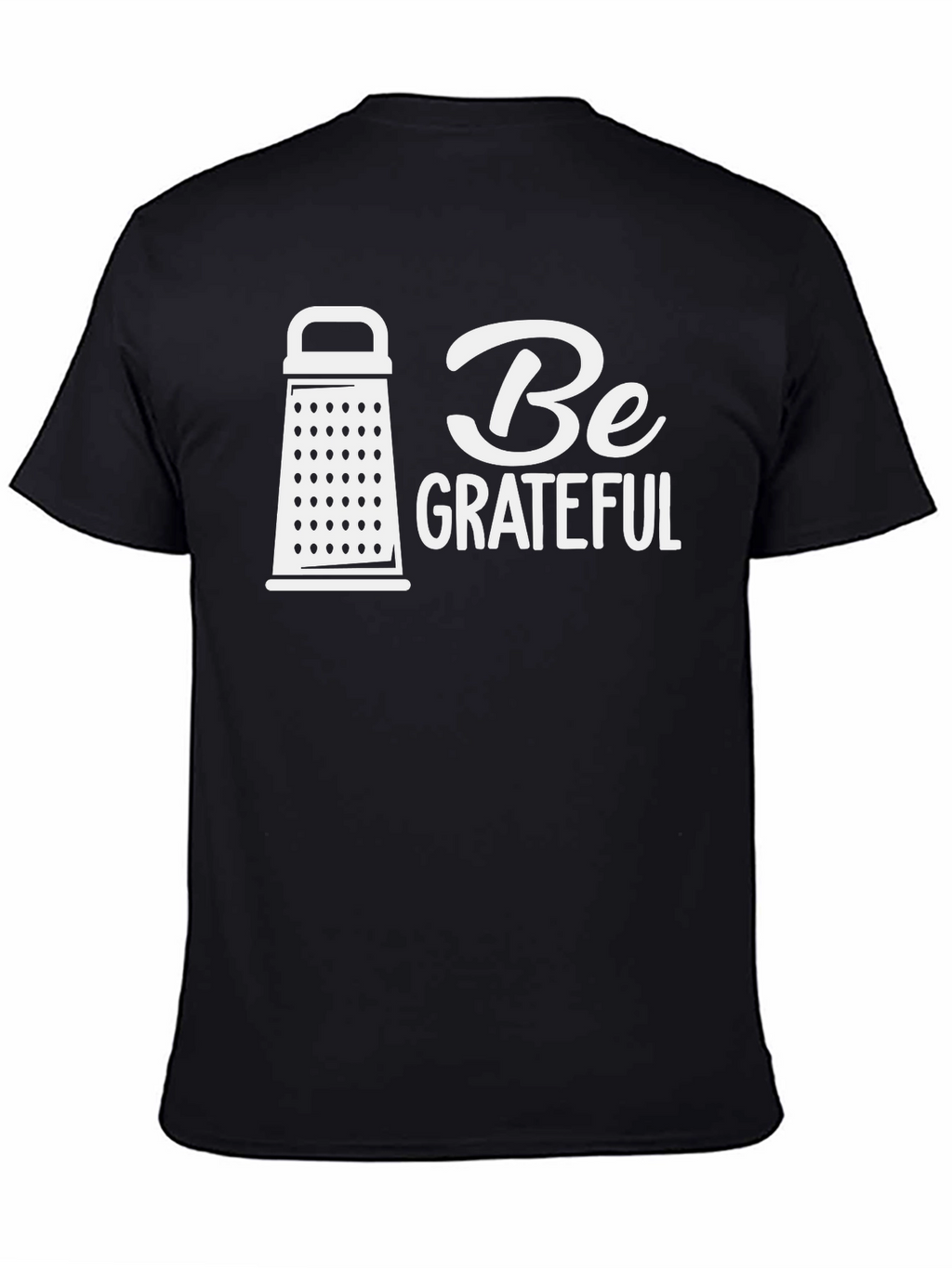 Be Grateful Black Graphic Tee