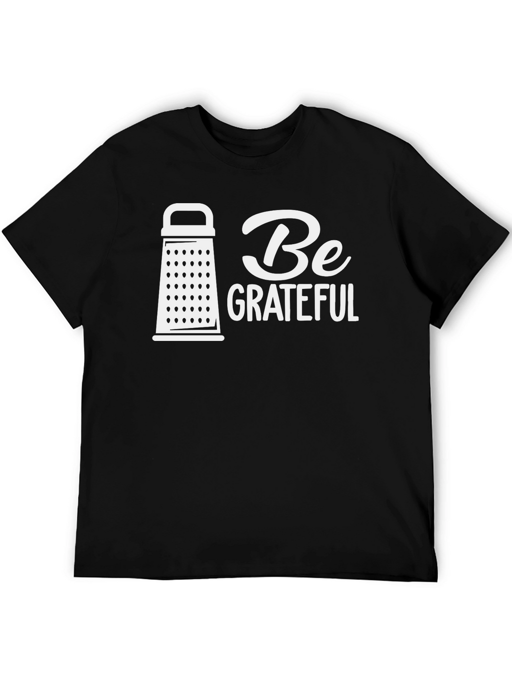 Be Grateful Black Graphic Tee