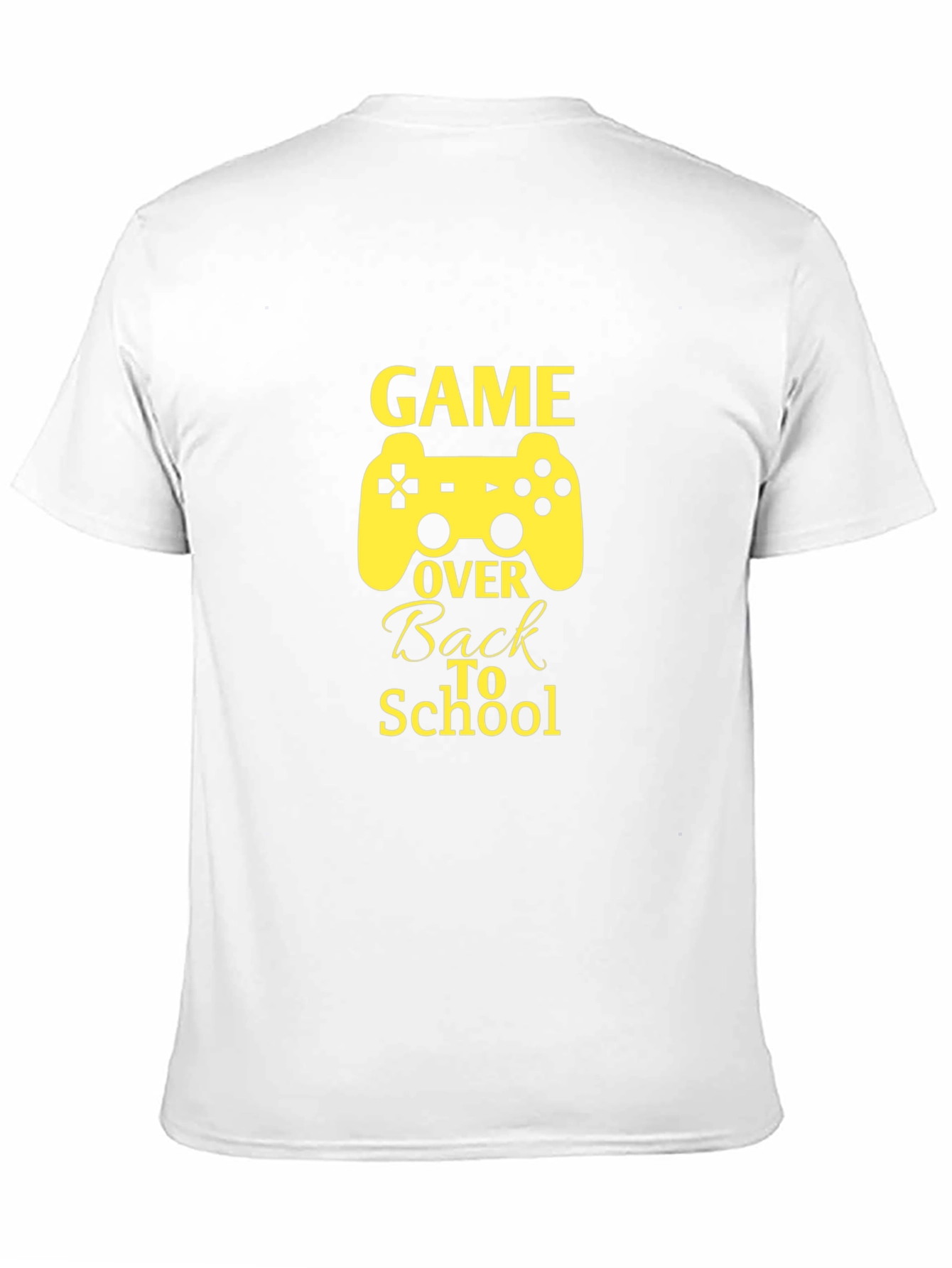Game Over Back to School Black T-Shirt