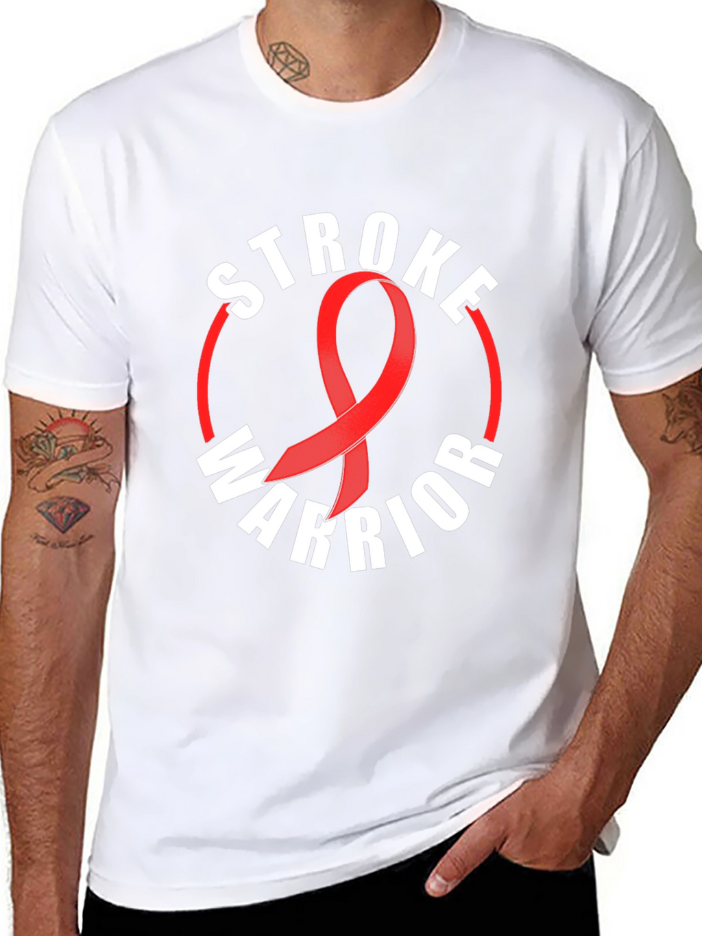 Stroke Warrior Ribbon Awareness T-Shirt