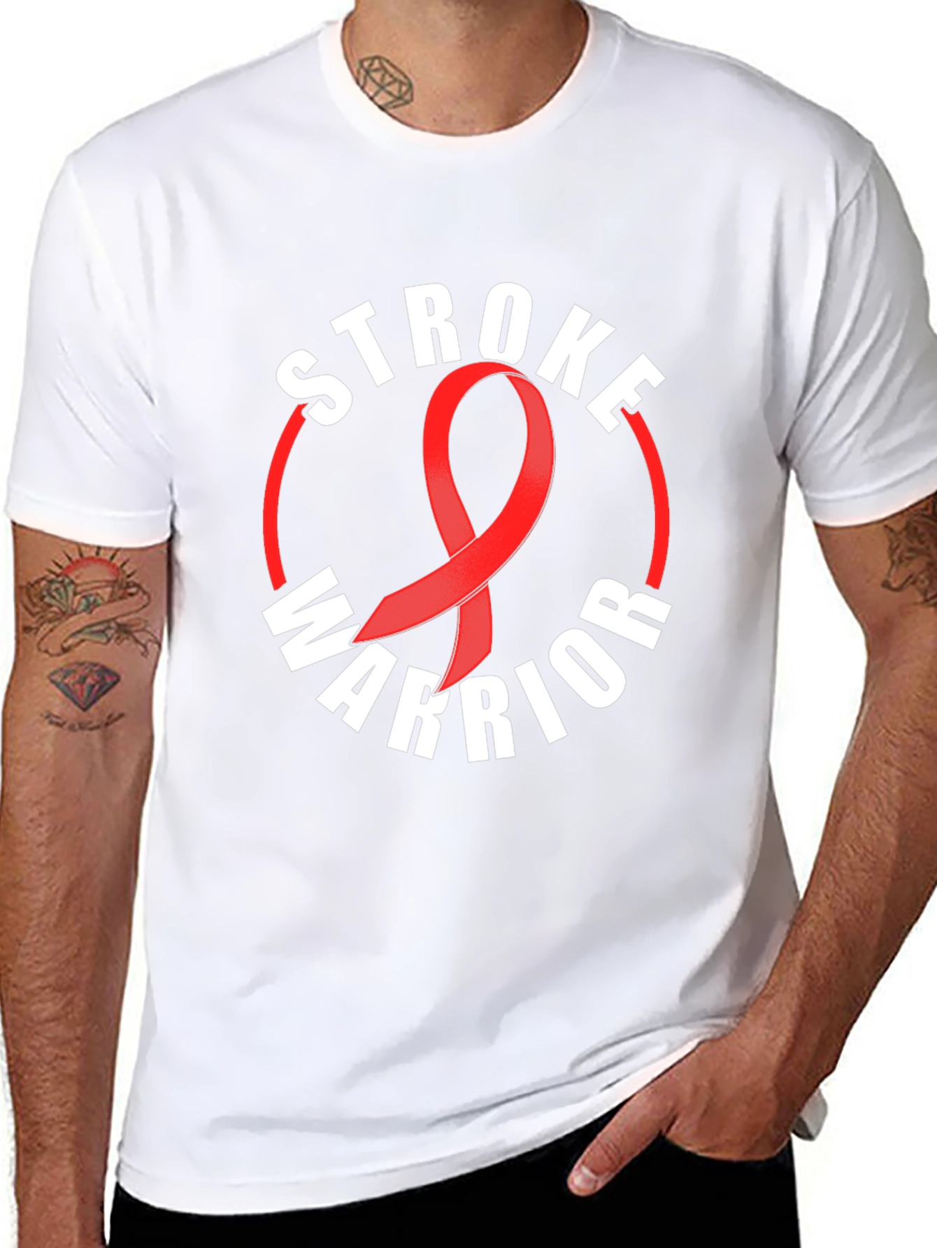 Stroke Warrior Ribbon Awareness T-Shirt