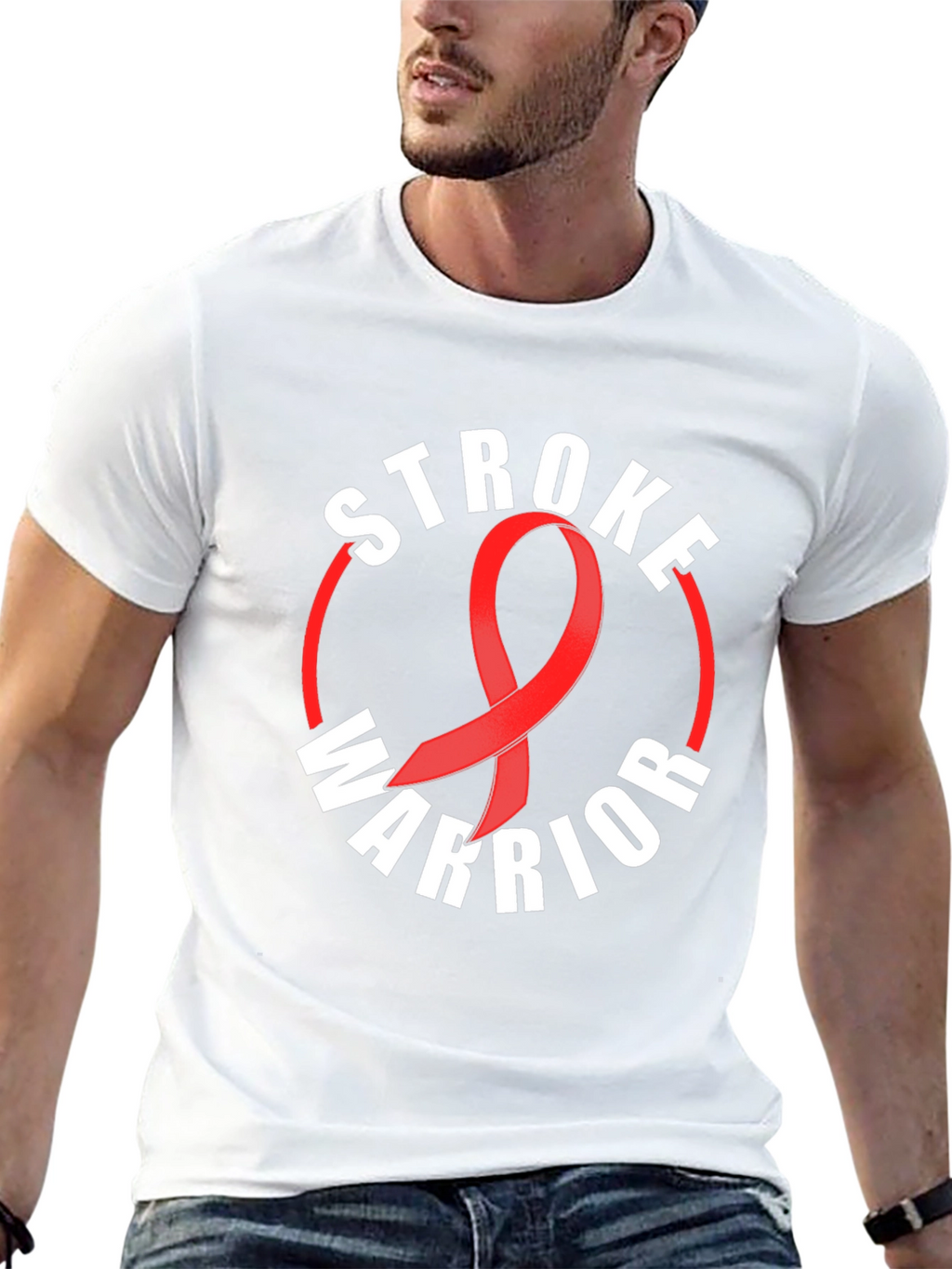 Stroke Warrior Ribbon Awareness T-Shirt