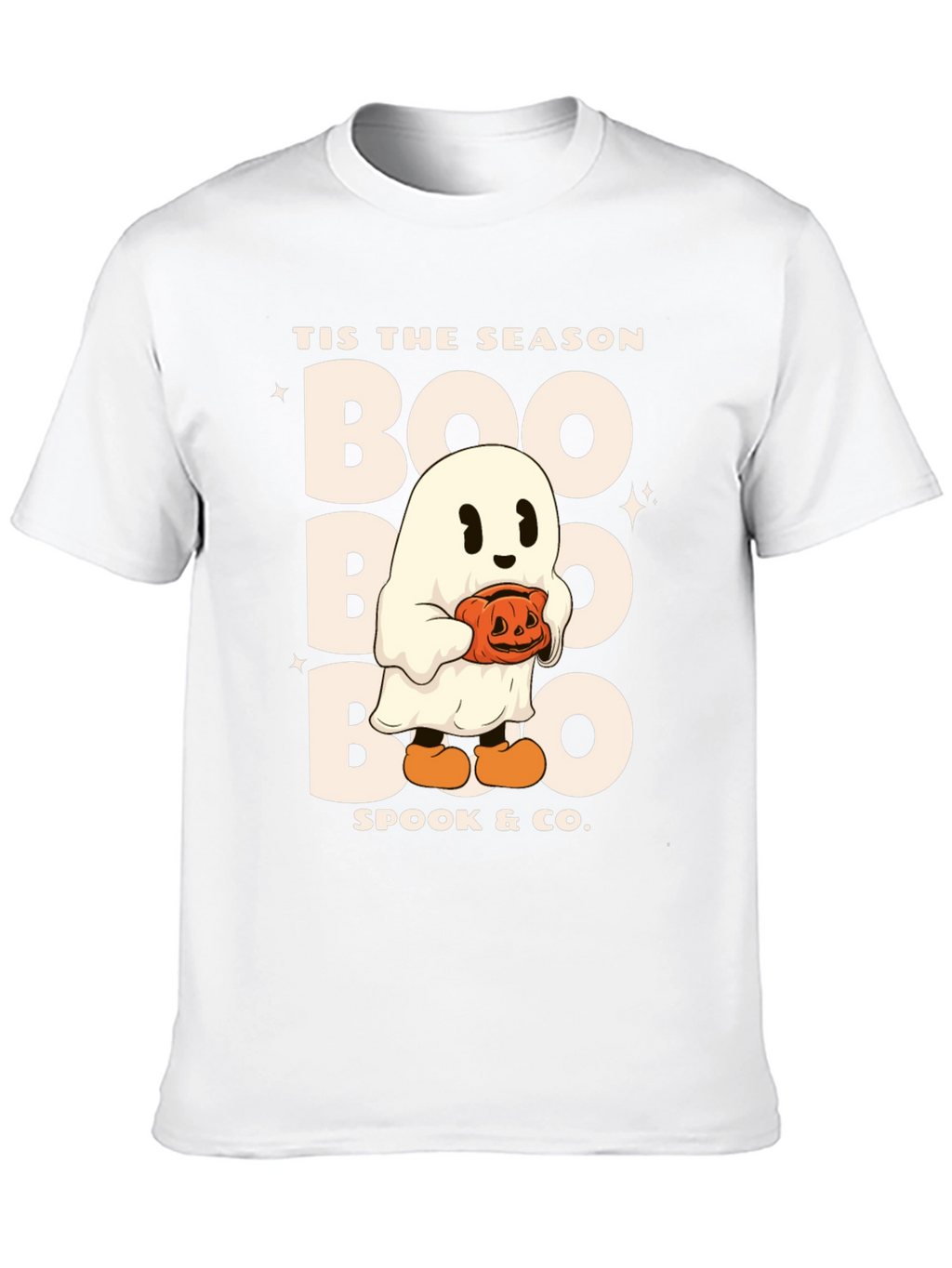 Tis The Season Boo Ghost Halloween T-Shirt