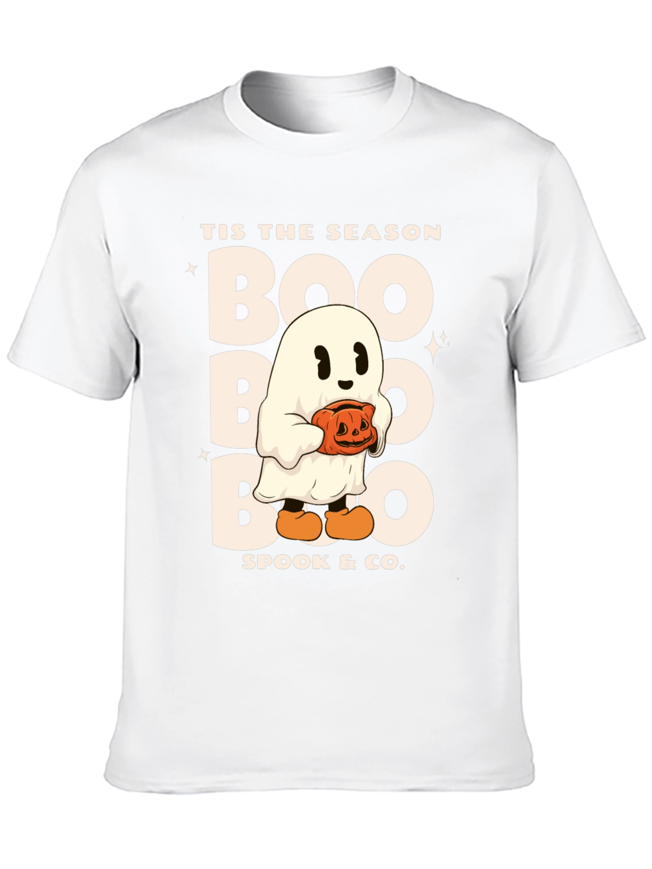 Tis The Season Boo Ghost Halloween T-Shirt