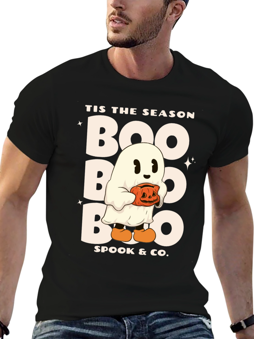 Tis The Season Boo Ghost Halloween T-Shirt