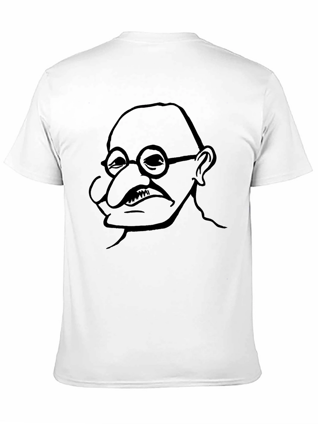Gandhi Graphic Print Black T-Shirt