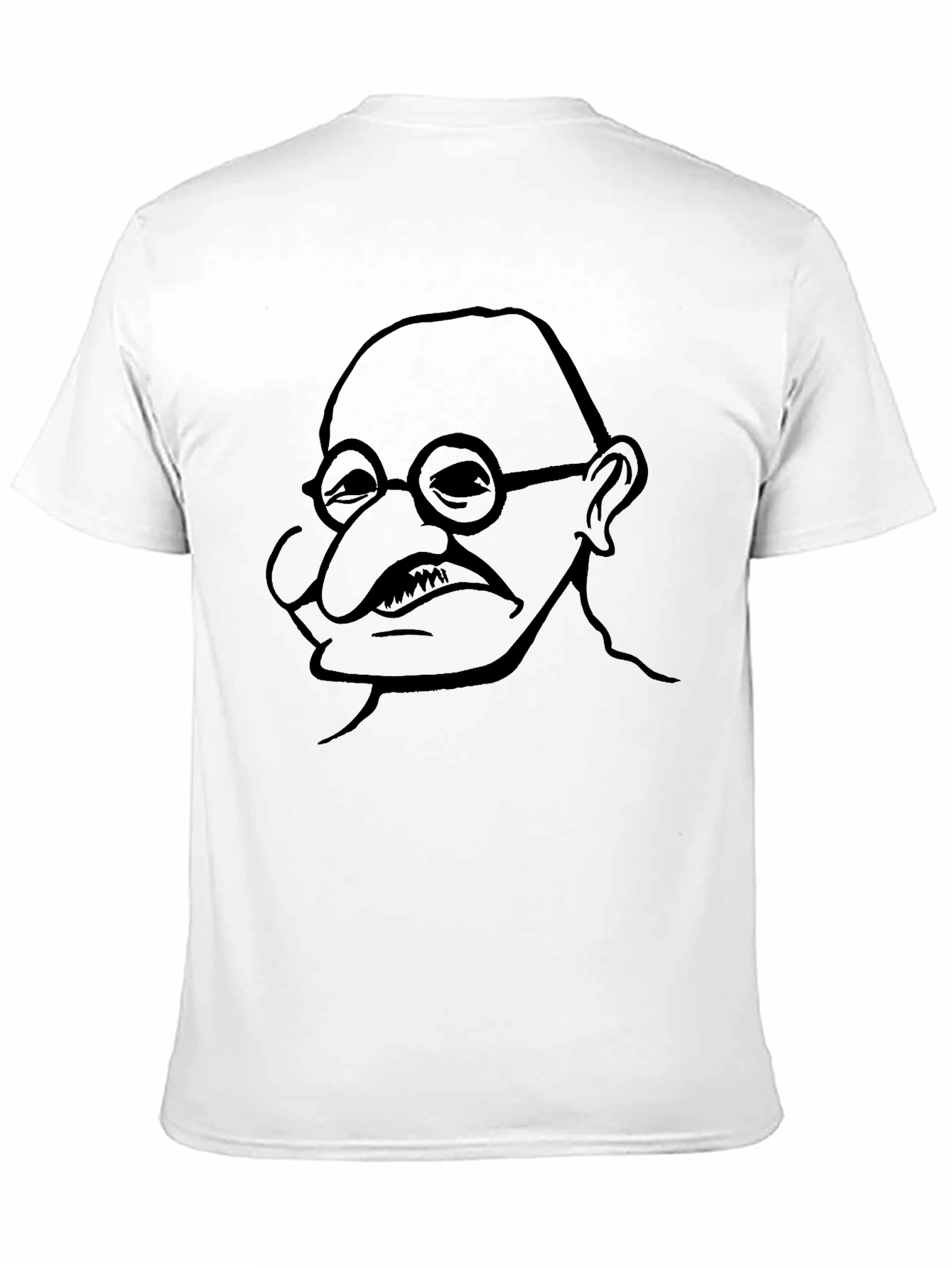 Gandhi Graphic Print Black T-Shirt