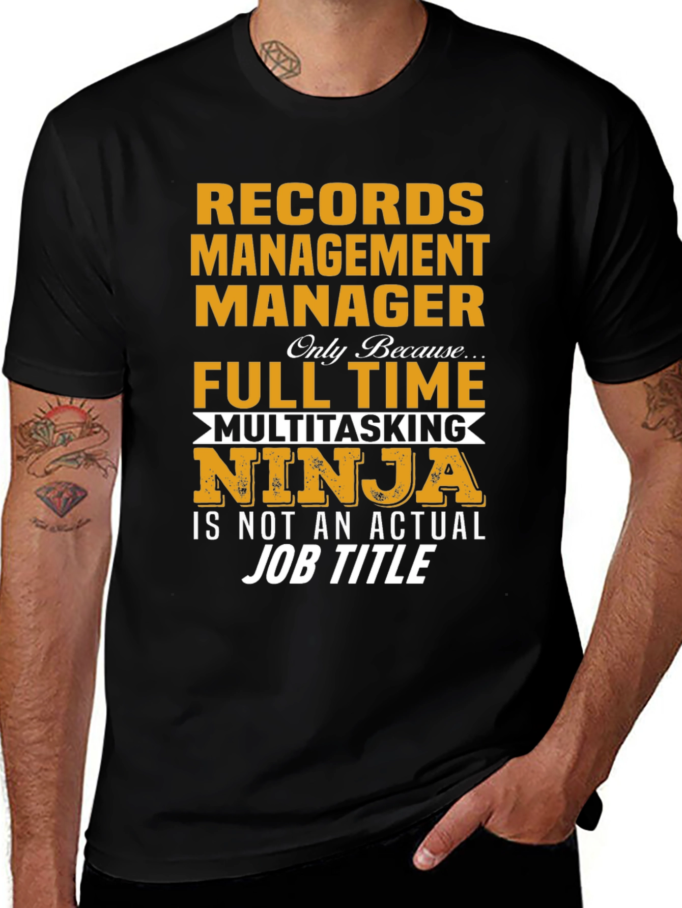 Records Management Ninja T-Shirt