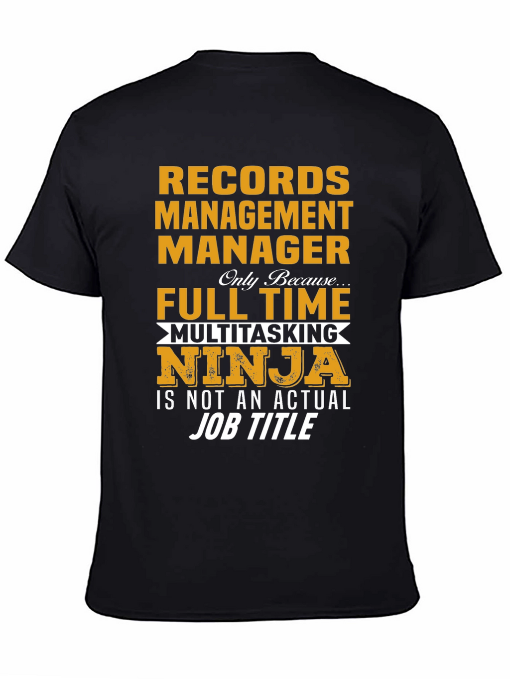 Records Management Ninja T-Shirt