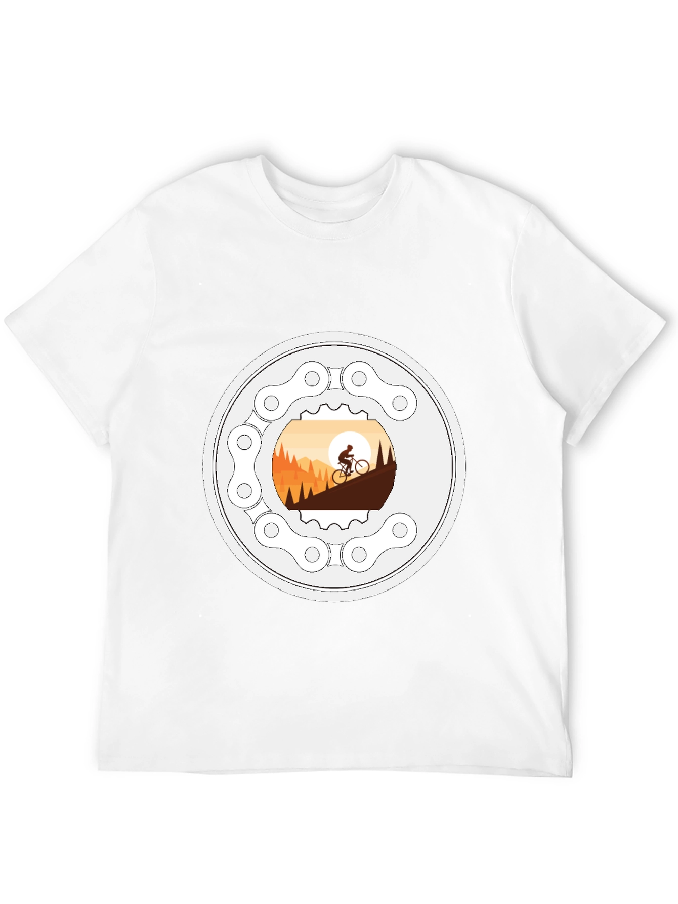 Mountain Biking T-Shirt - Cycle Adventure Design