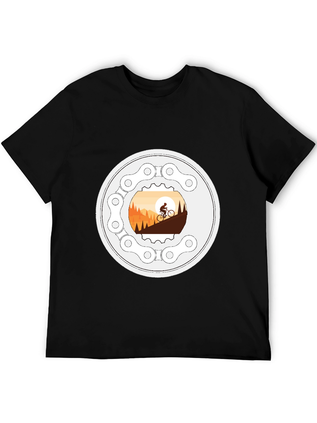 Mountain Biking T-Shirt - Cycle Adventure Design