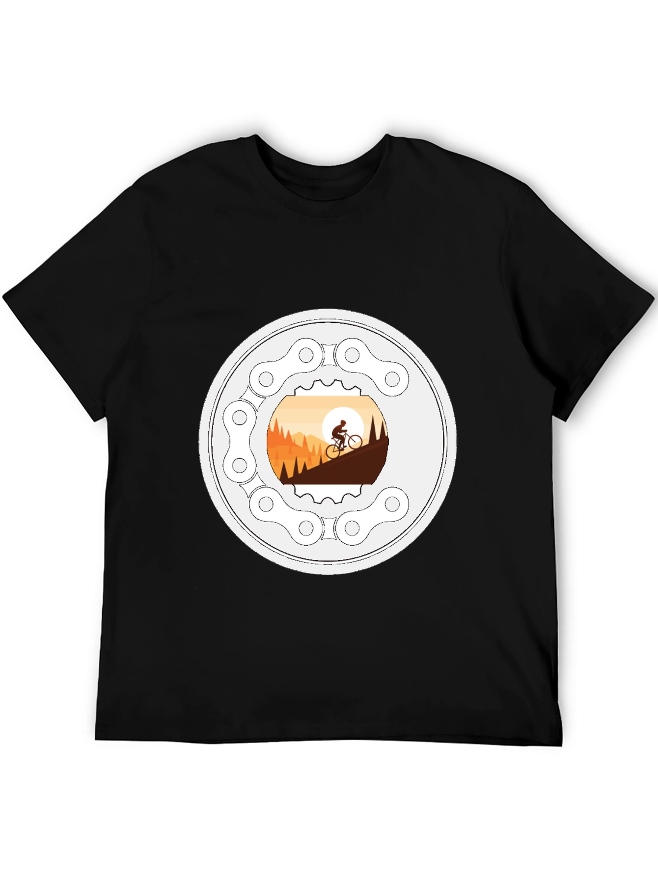 Mountain Biking T-Shirt - Cycle Adventure Design