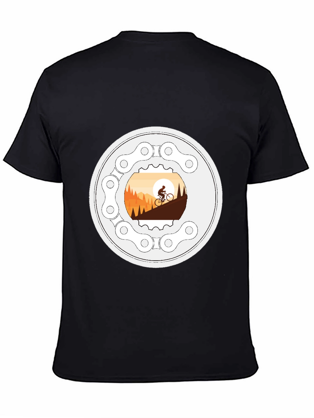 Mountain Biking T-Shirt - Cycle Adventure Design