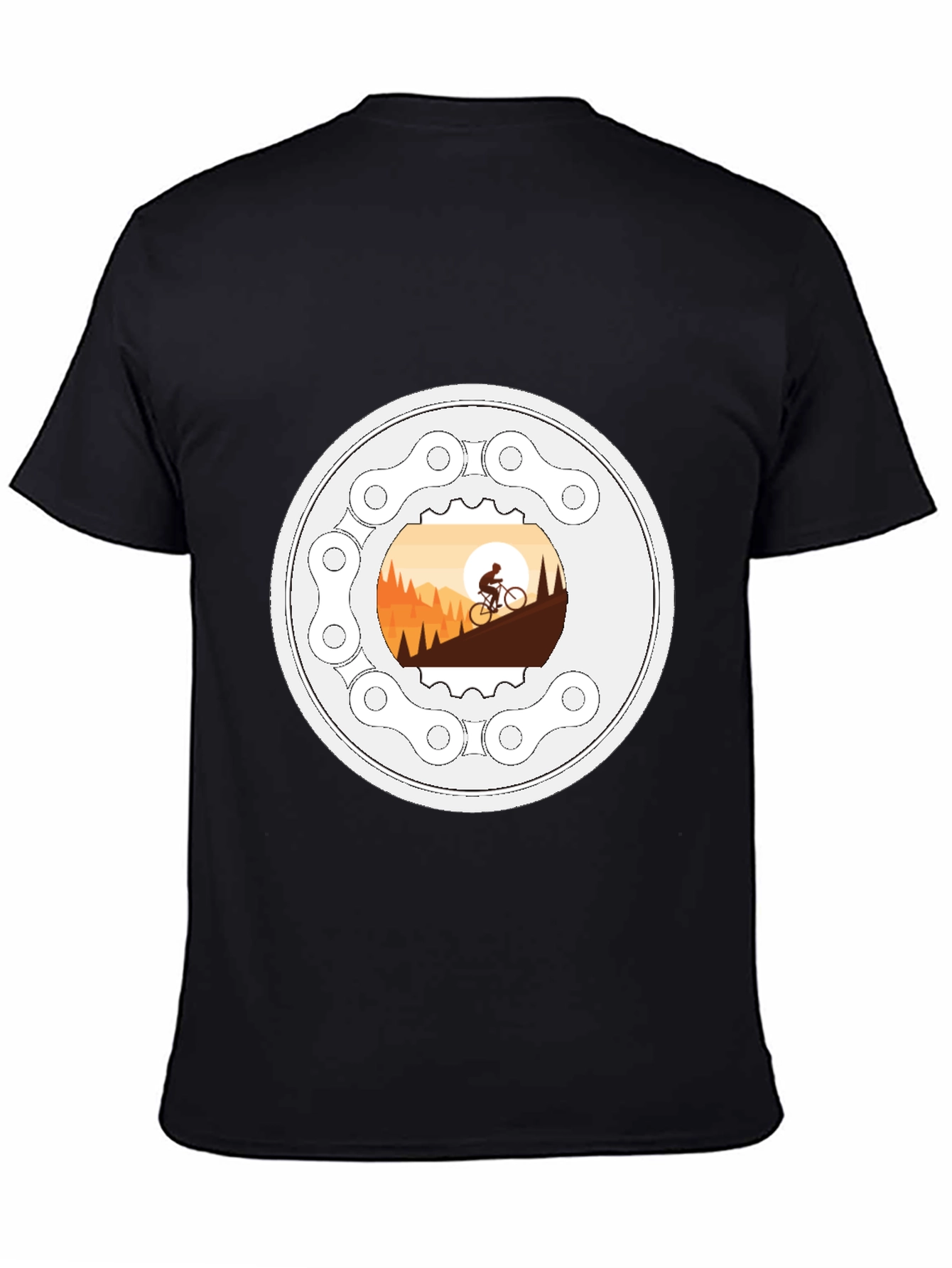 Mountain Biking T-Shirt - Cycle Adventure Design