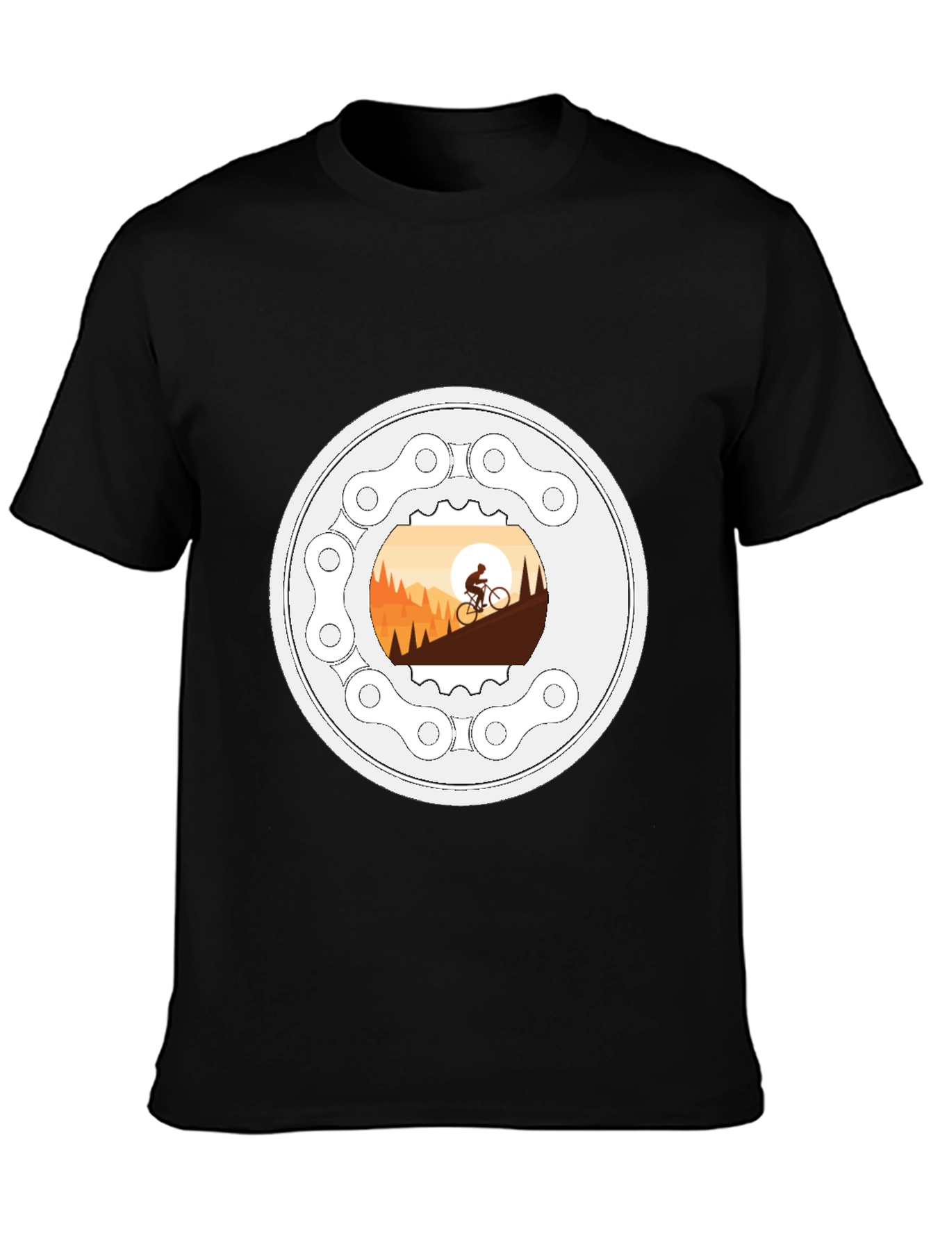 Mountain Biking T-Shirt - Cycle Adventure Design