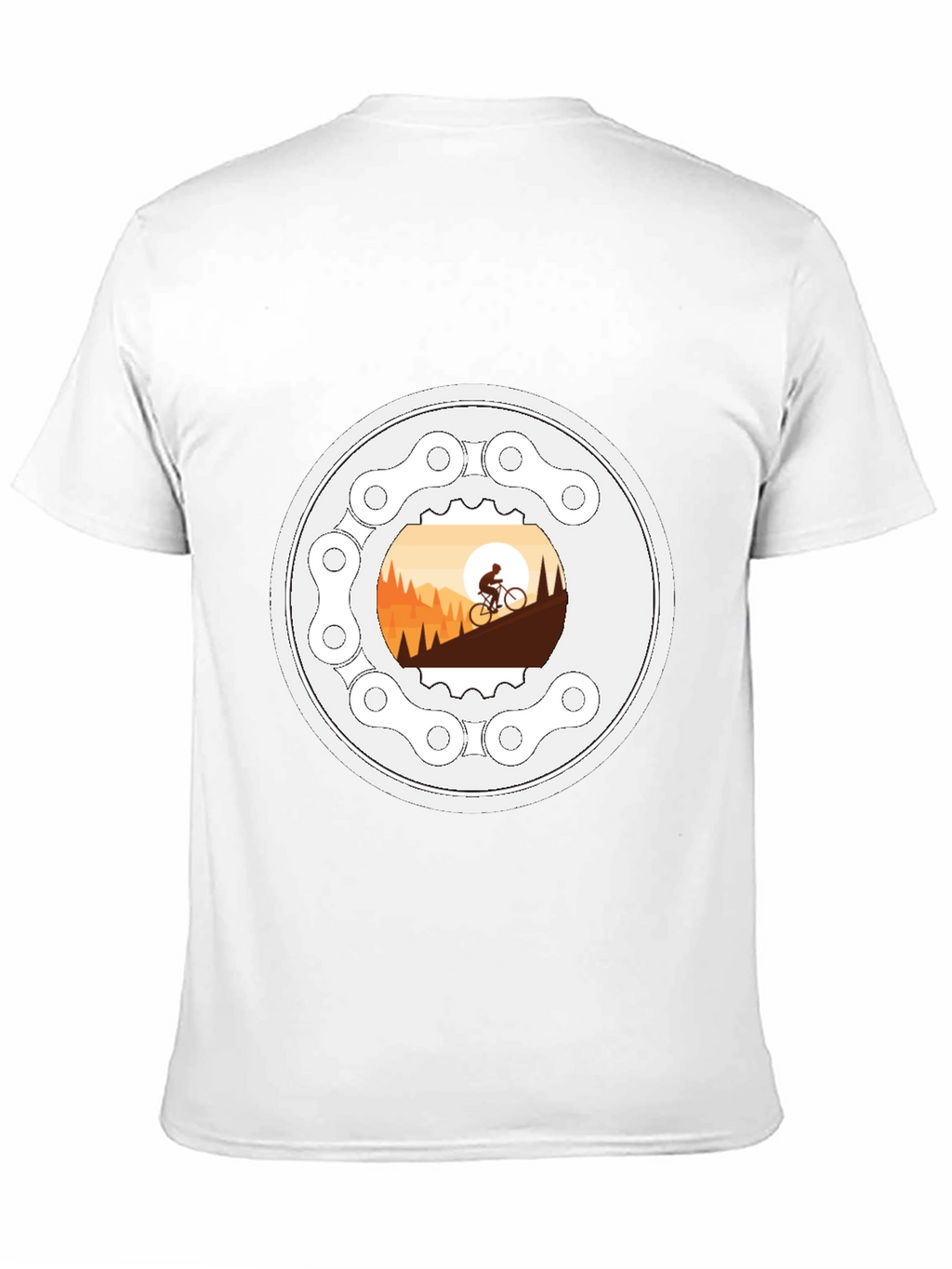 Mountain Biking T-Shirt - Cycle Adventure Design