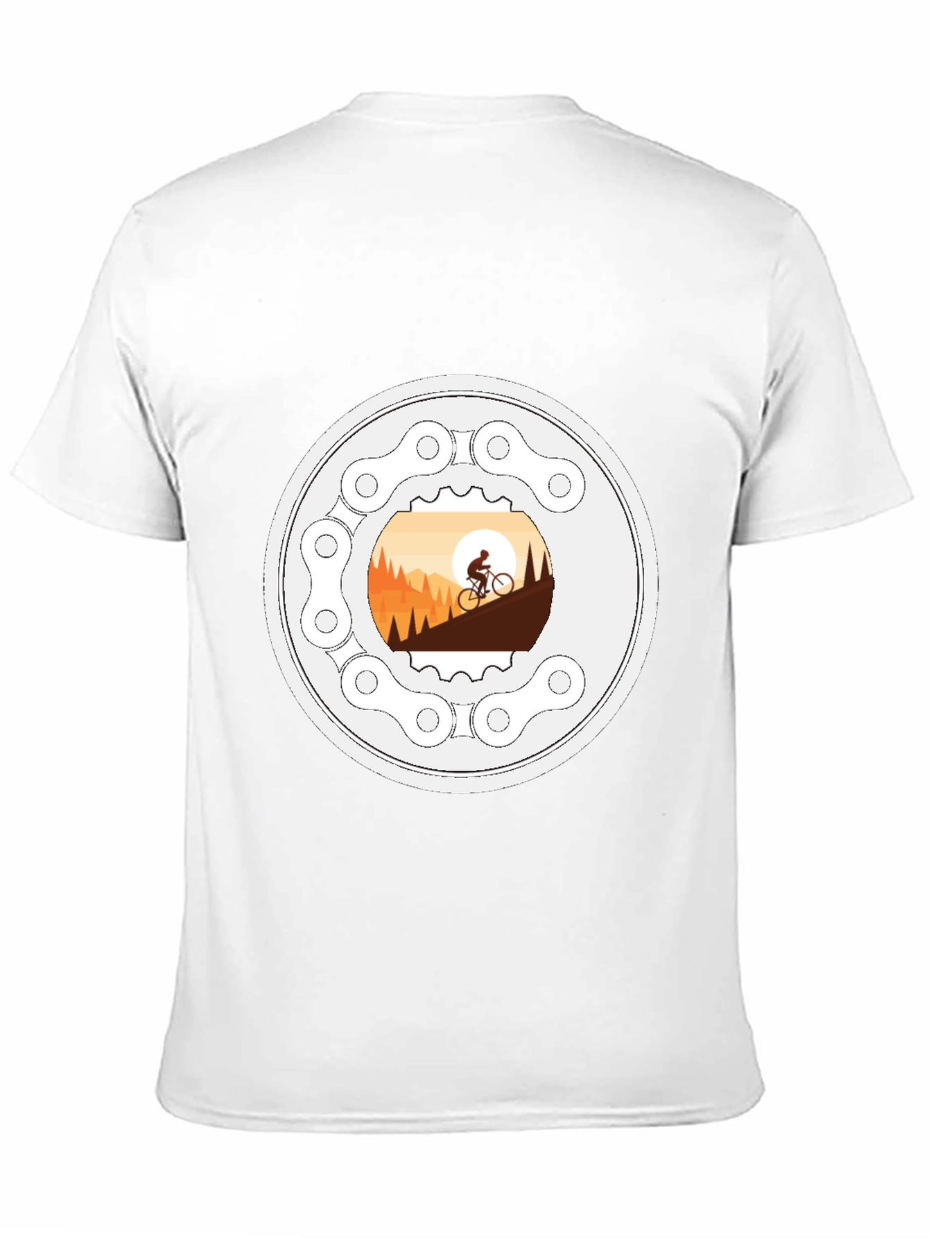 Mountain Biking T-Shirt - Cycle Adventure Design