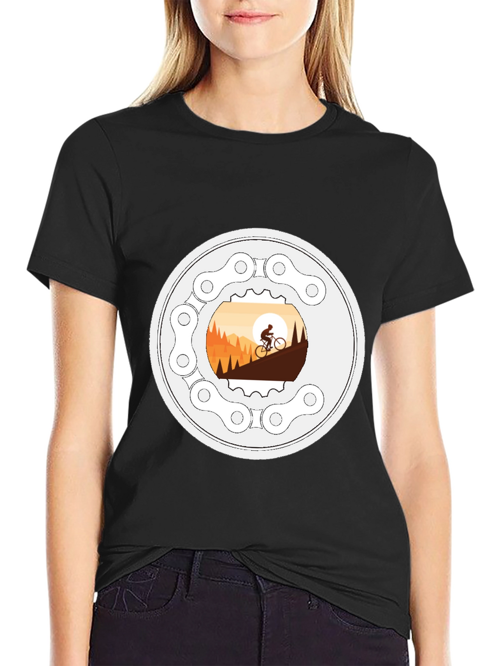 Mountain Biking T-Shirt - Cycle Adventure Design