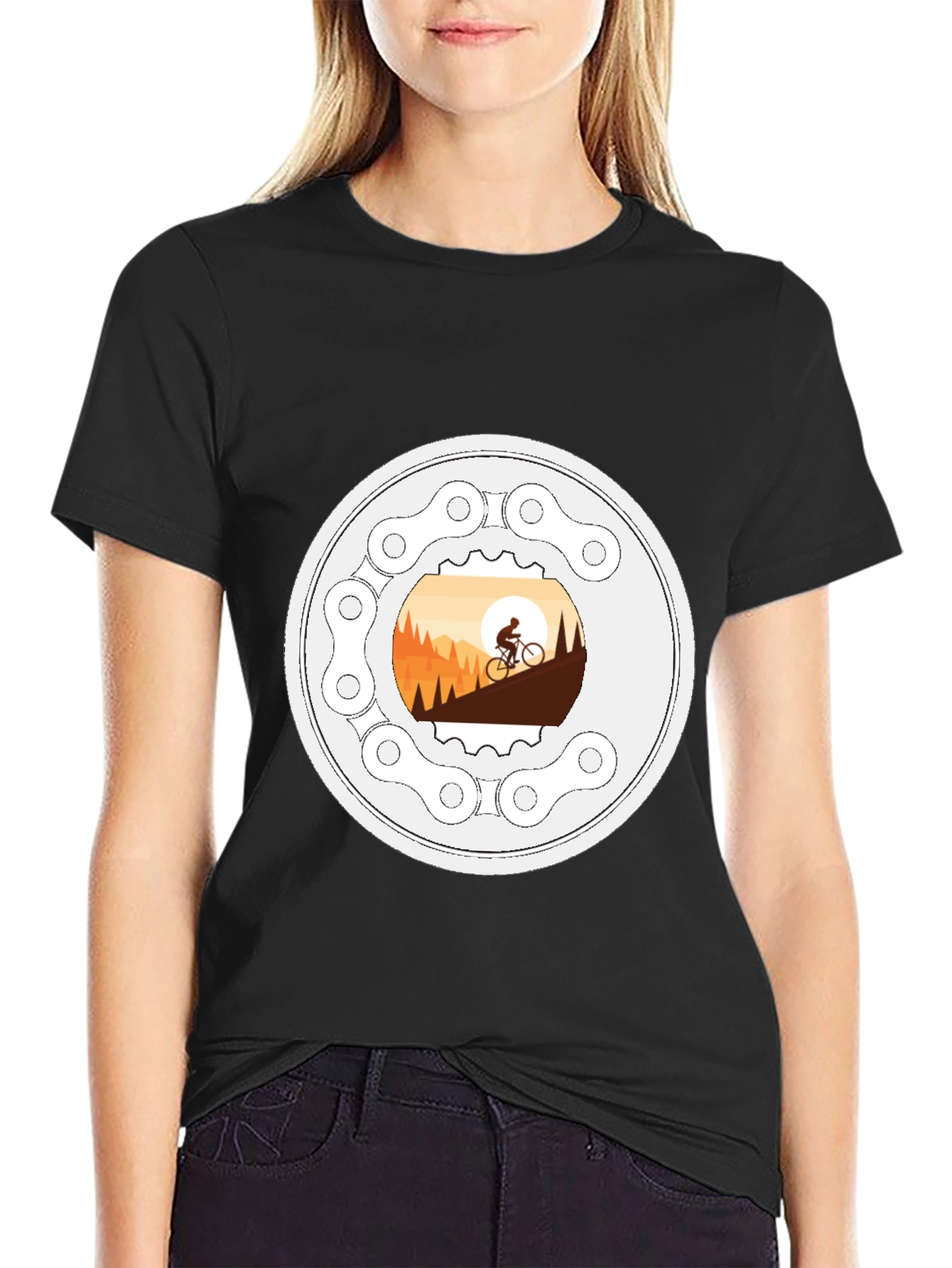 Mountain Biking T-Shirt - Cycle Adventure Design
