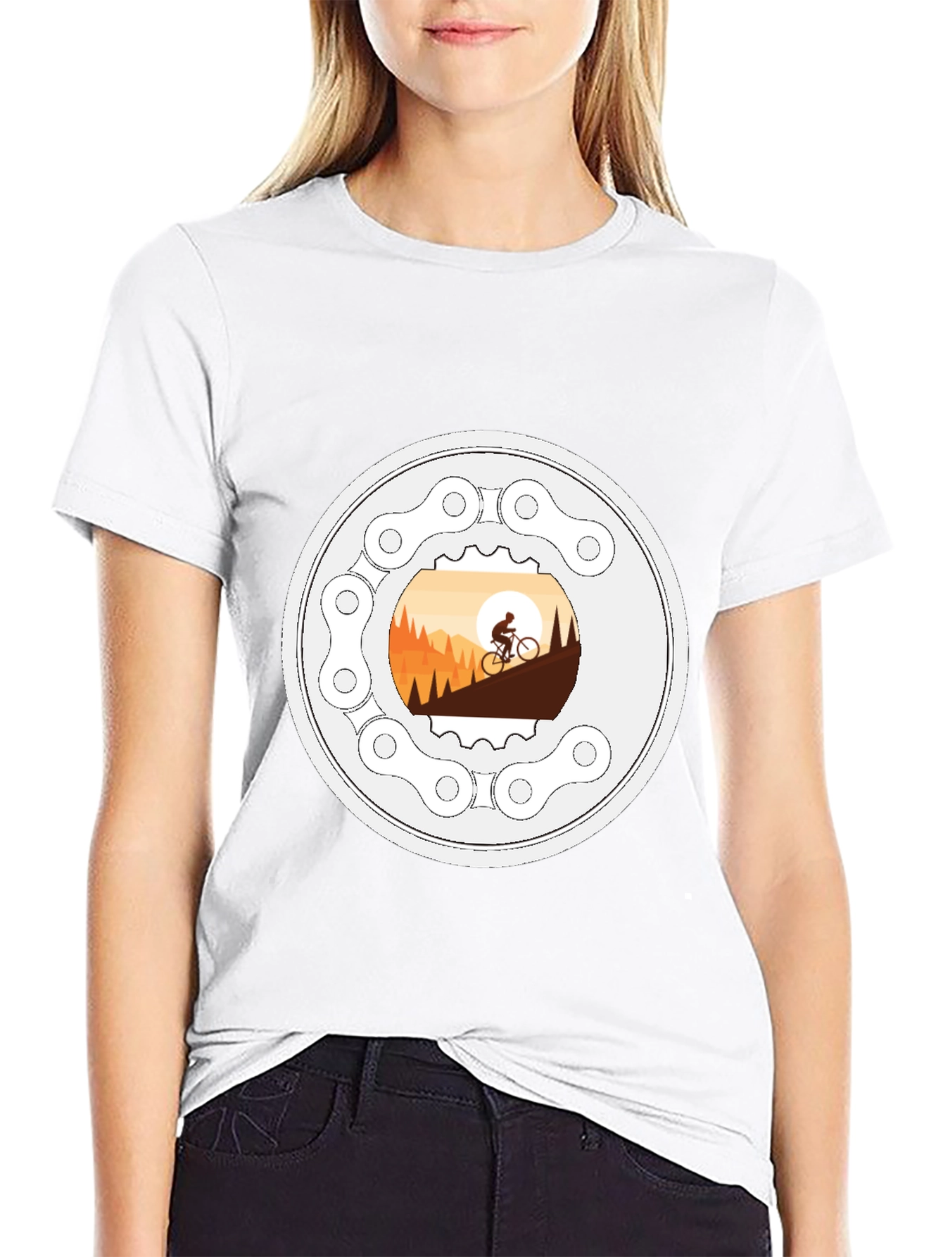 Mountain Biking T-Shirt - Cycle Adventure Design
