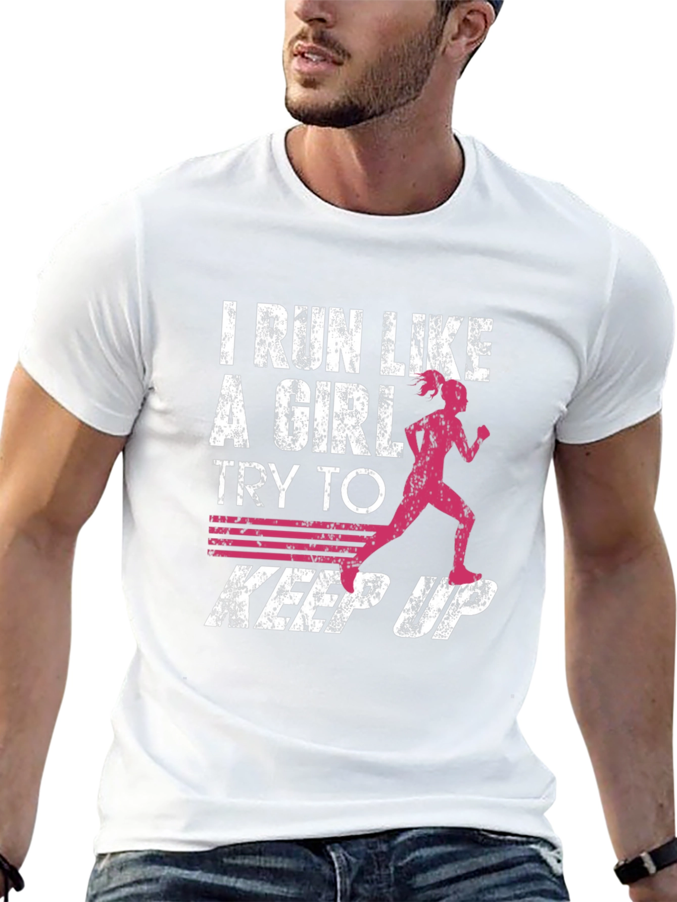 I Run Like A Girl Graphic Tee