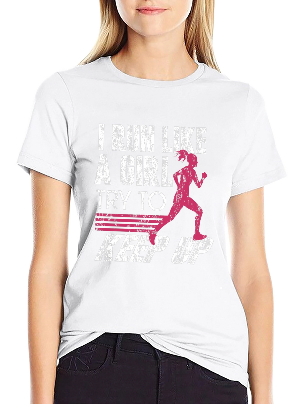 I Run Like A Girl Graphic Tee