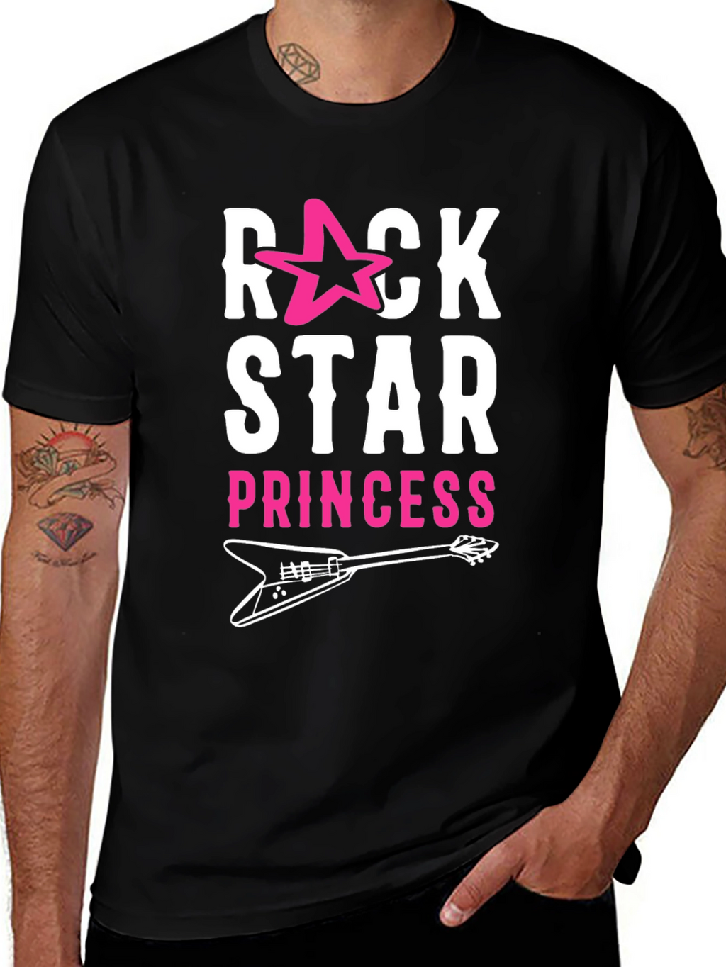 Rock Star Princess T-Shirt - Black