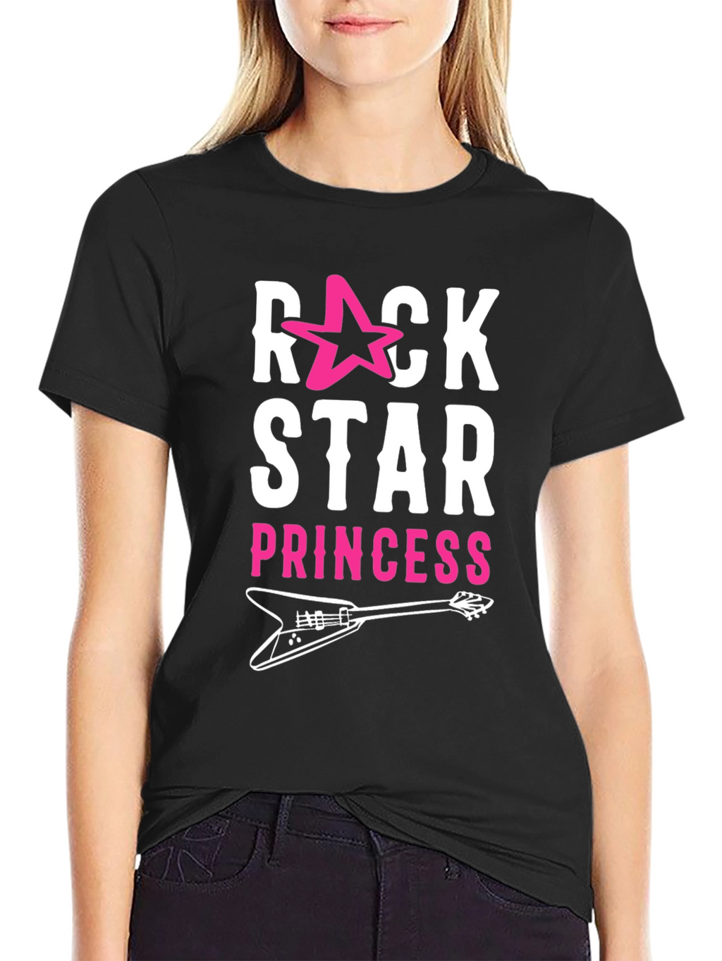 Rock Star Princess T-Shirt - Black