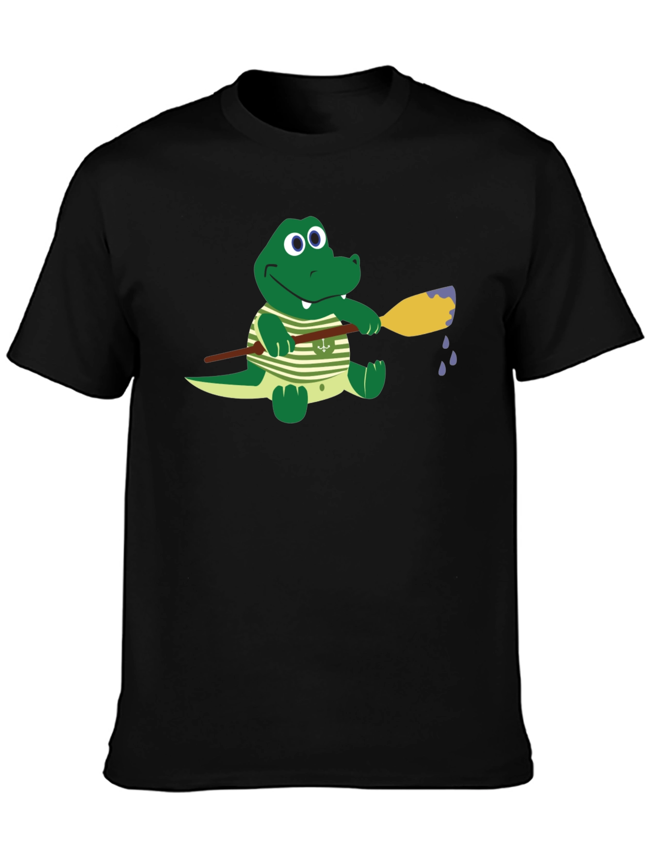 Gator Paddle T-Shirt - Comfortable Cotton Crew Neck