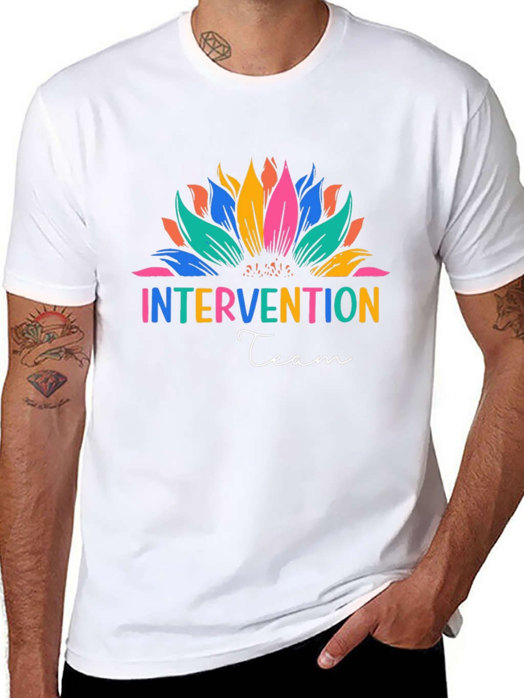 Intervention Team Sunflower Graphic Tee