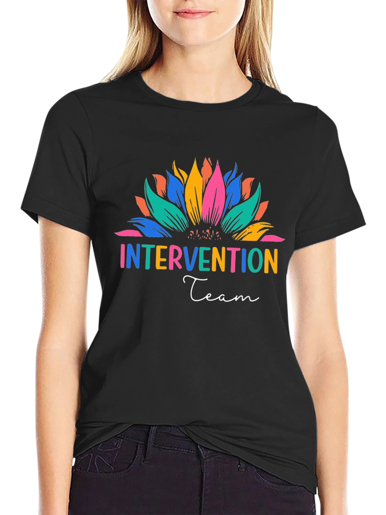 Intervention Team Sunflower Graphic Tee