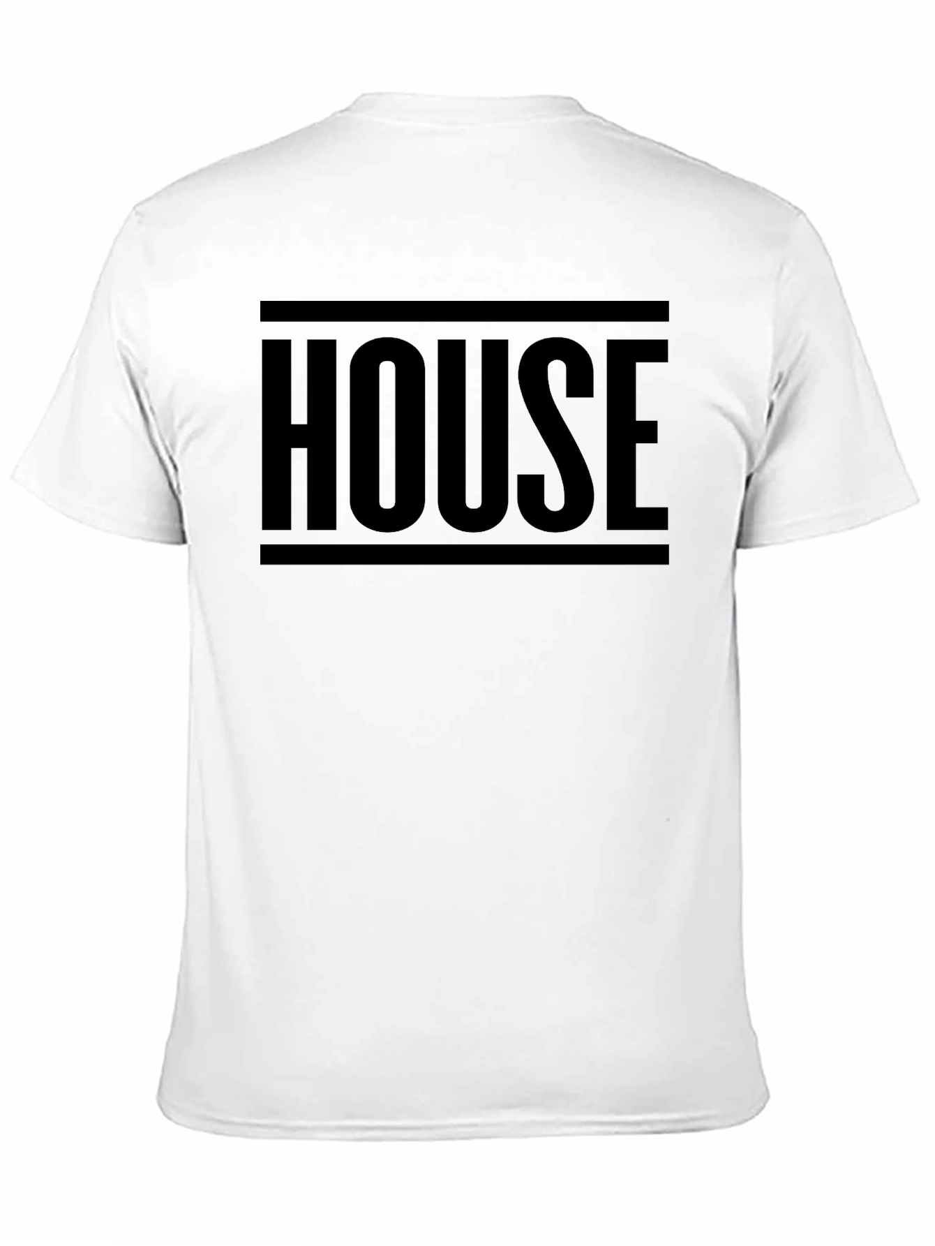 HOUSE Graphic Print Black Tee