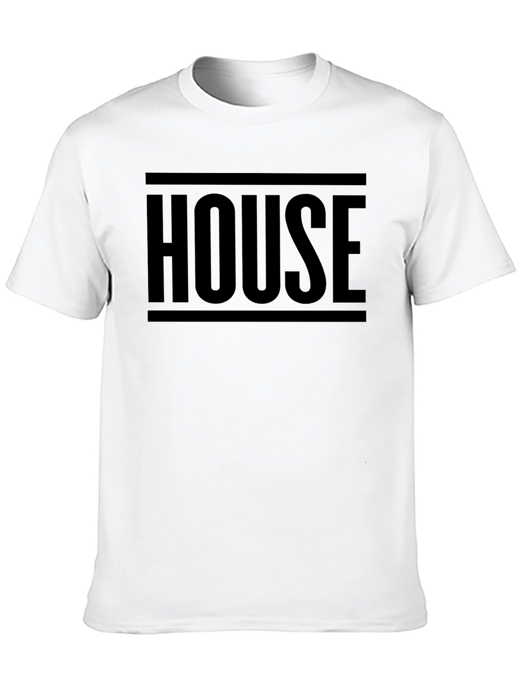 HOUSE Graphic Print Black Tee