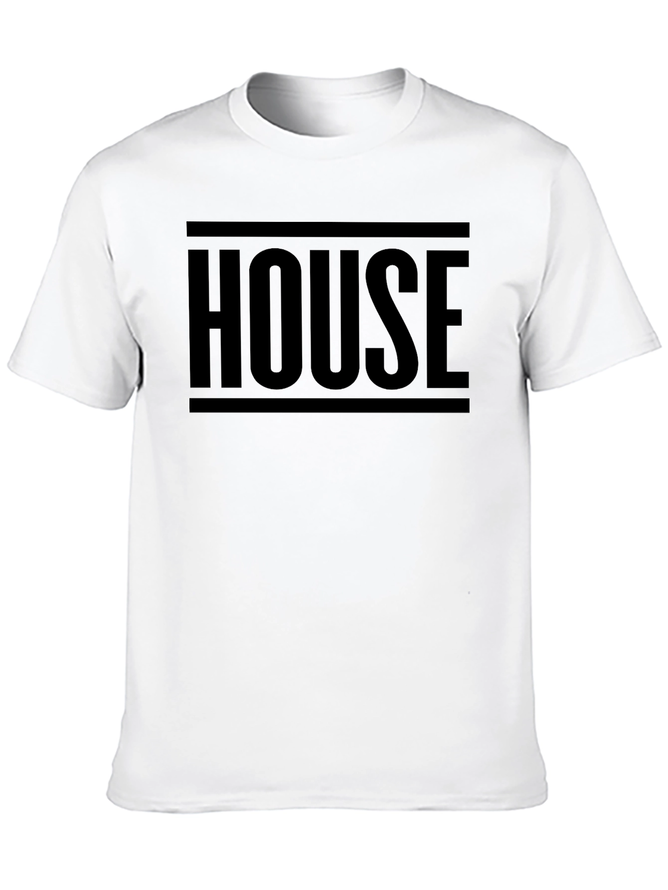HOUSE Graphic Print Black Tee