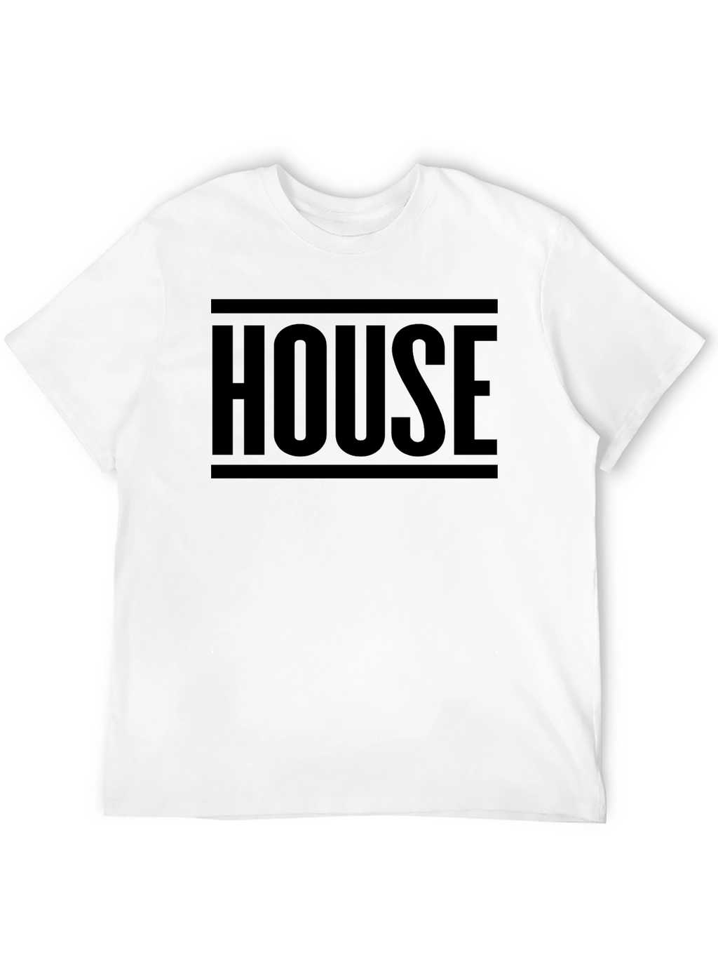 HOUSE Graphic Print Black Tee