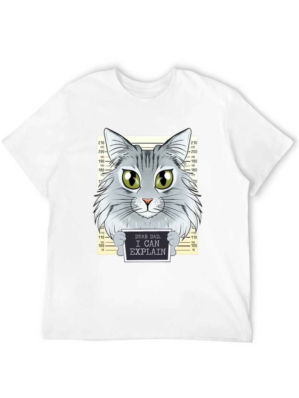 Dear Dad Funny Cat T-Shirt