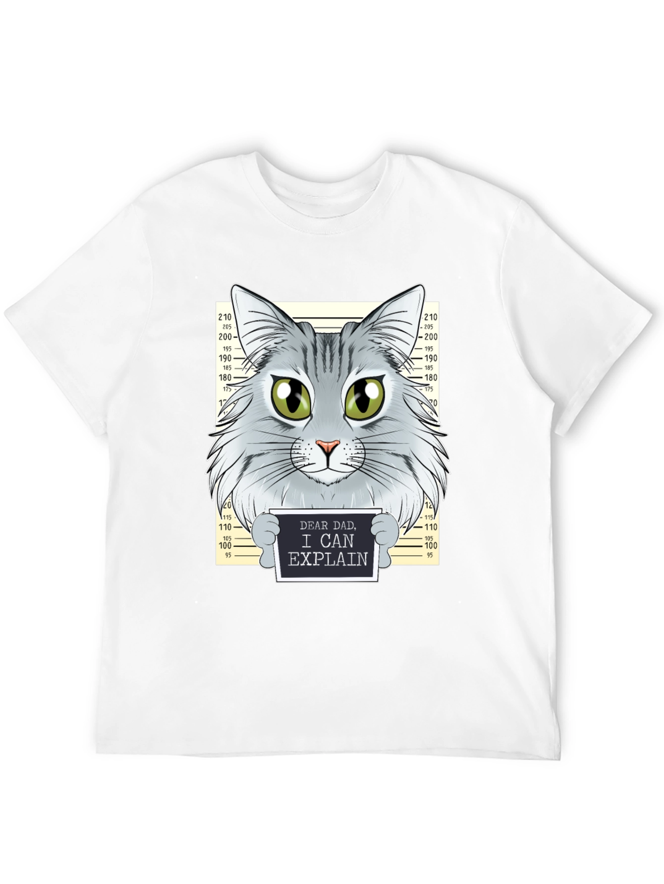 Dear Dad Funny Cat T-Shirt