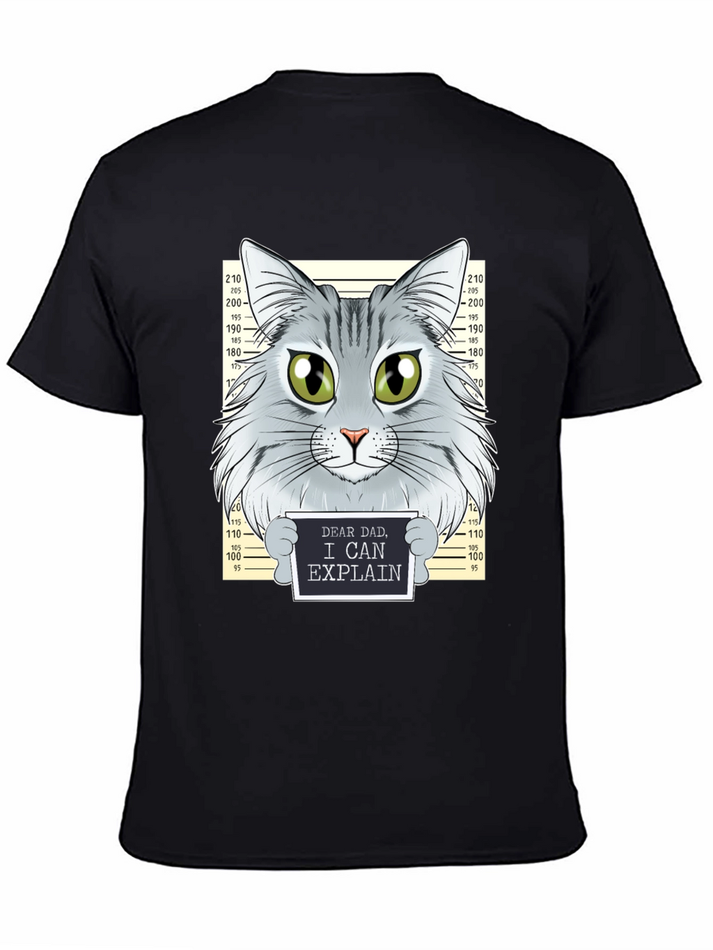 Dear Dad Funny Cat T-Shirt