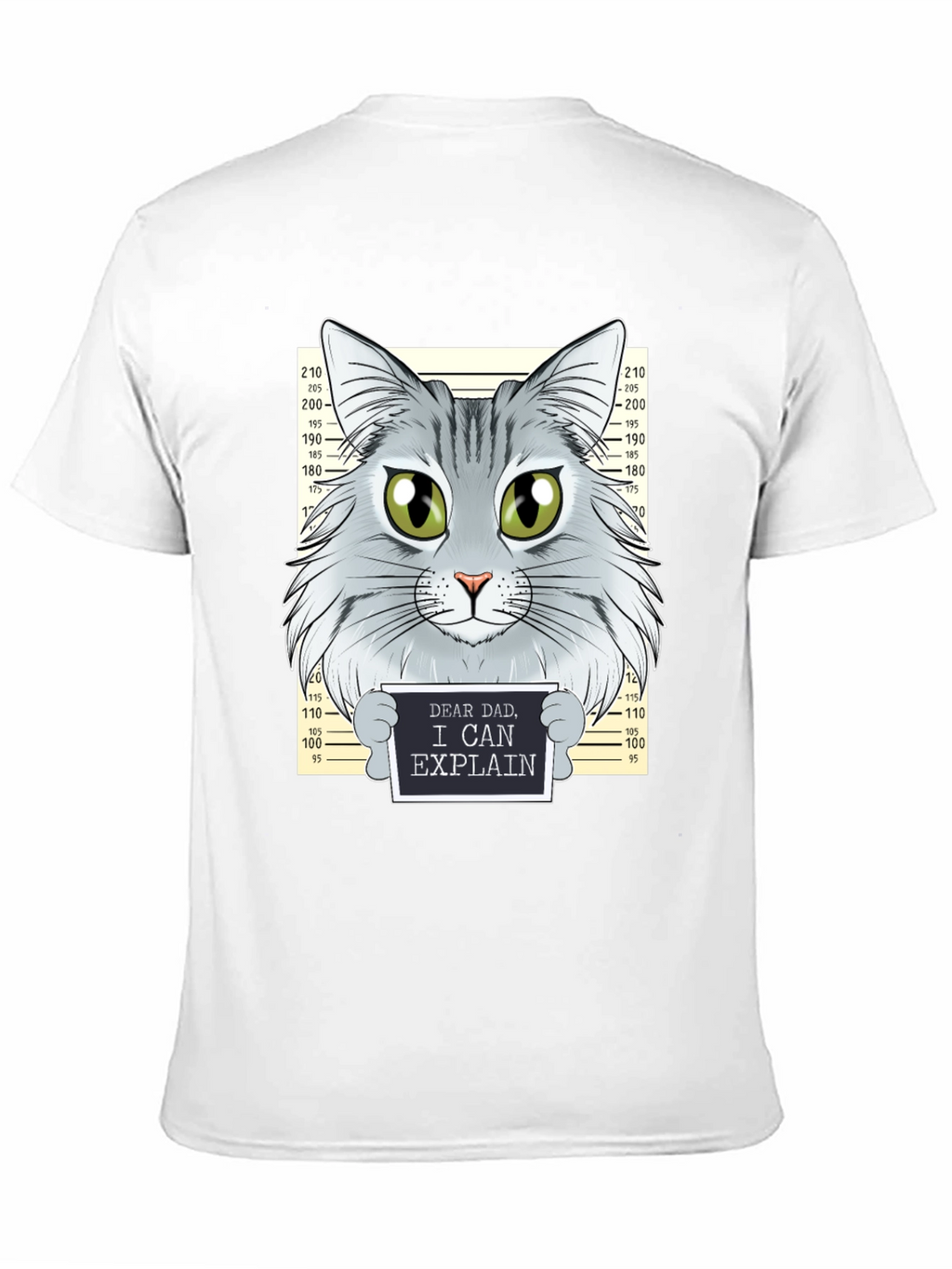 Dear Dad Funny Cat T-Shirt