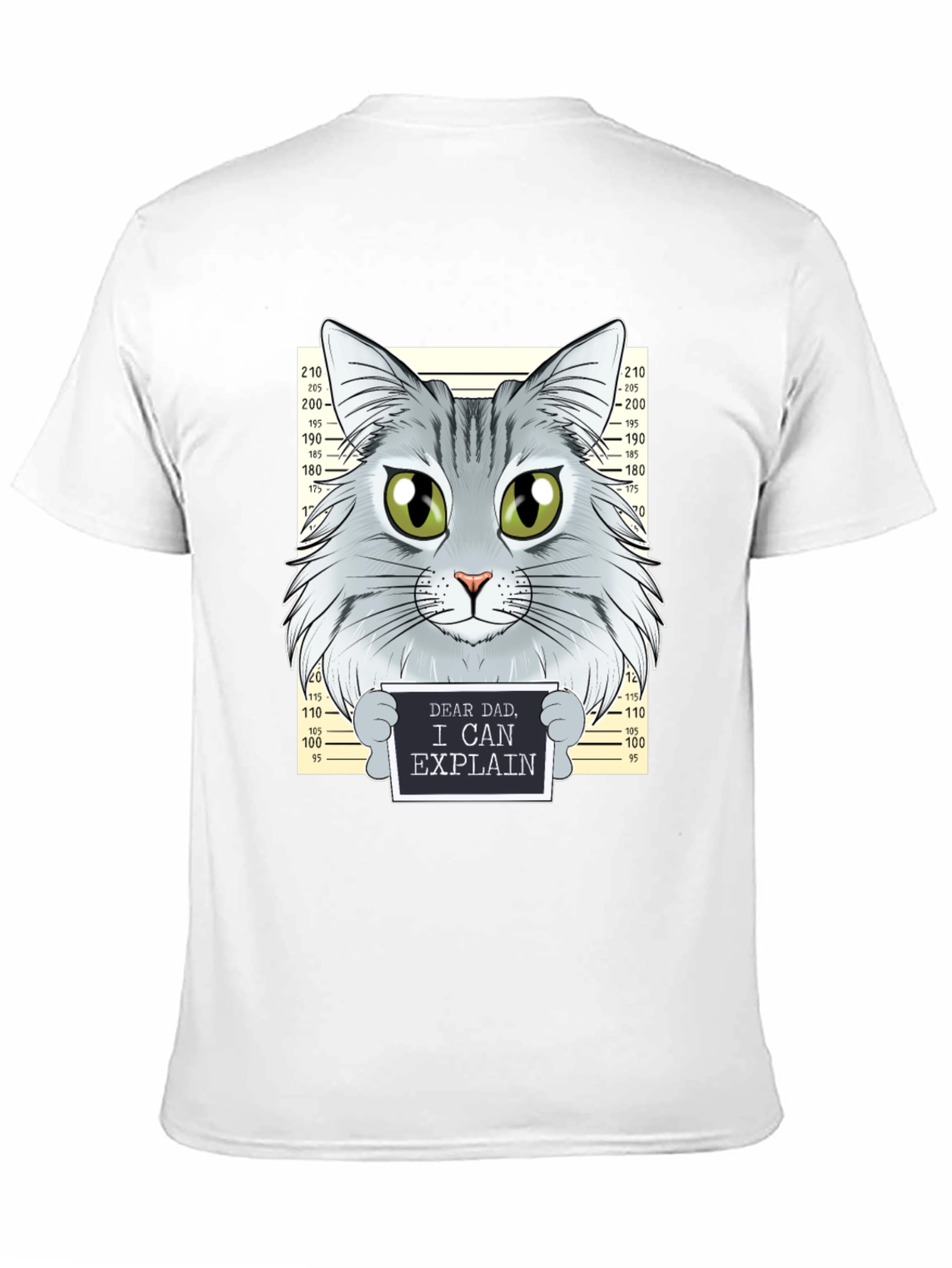 Dear Dad Funny Cat T-Shirt