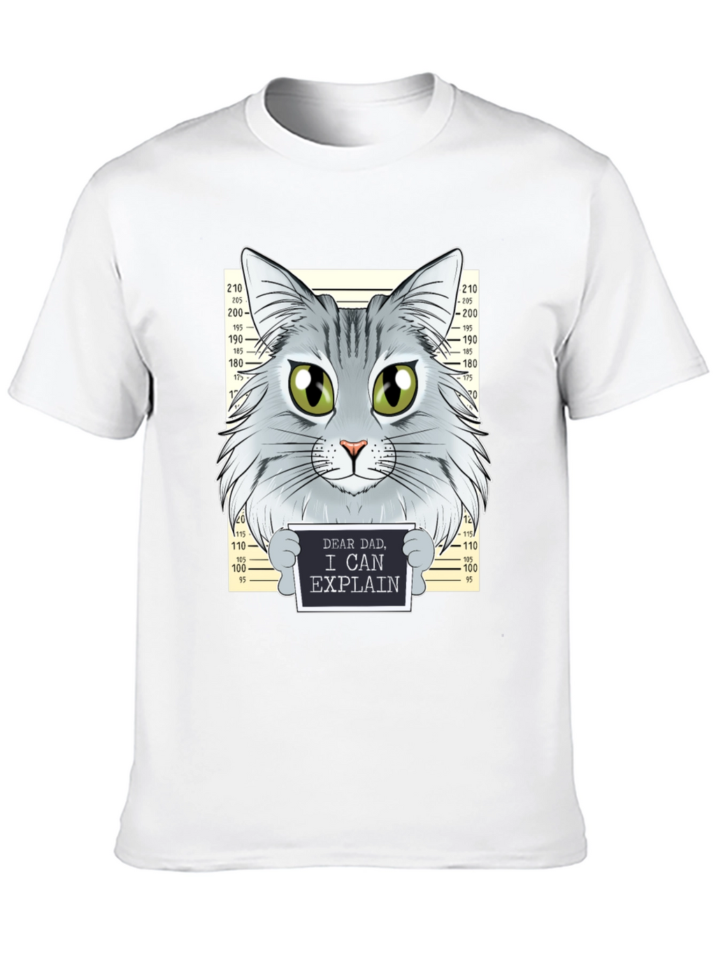 Dear Dad Funny Cat T-Shirt