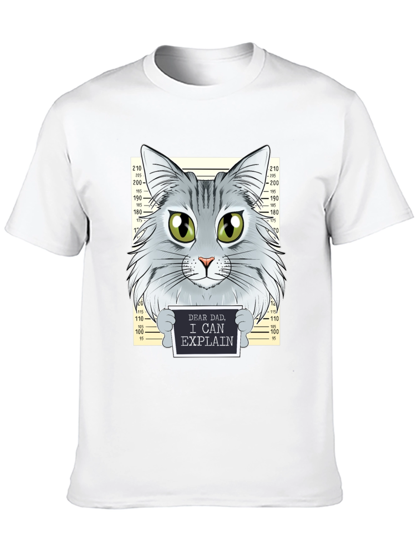 Dear Dad Funny Cat T-Shirt