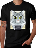 Dear Dad Funny Cat T-Shirt