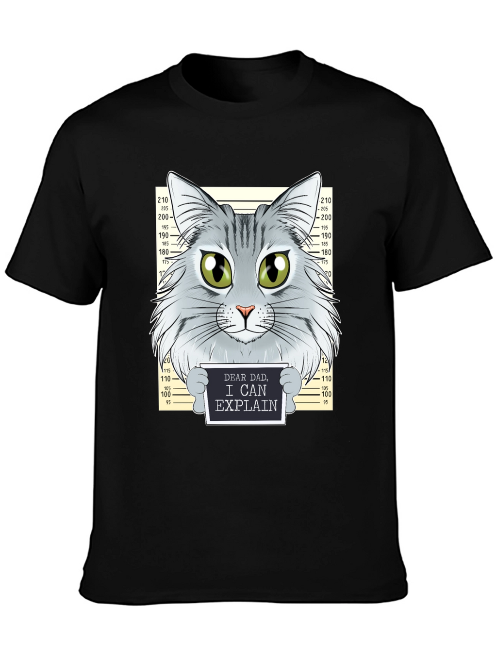 Dear Dad Funny Cat T-Shirt